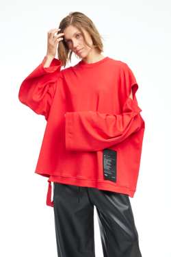 Лонгслив NO DIET Red