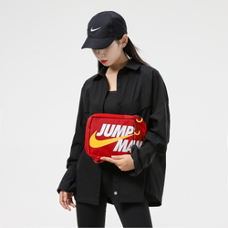 Jordan Canvas Shoulder Bag, Crossbody Bag, Fanny Pack Small Unisex Red