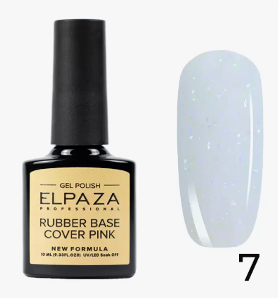 База каучуковая ELPAZA Cover Rubber Base SHINY 7, 10 мл