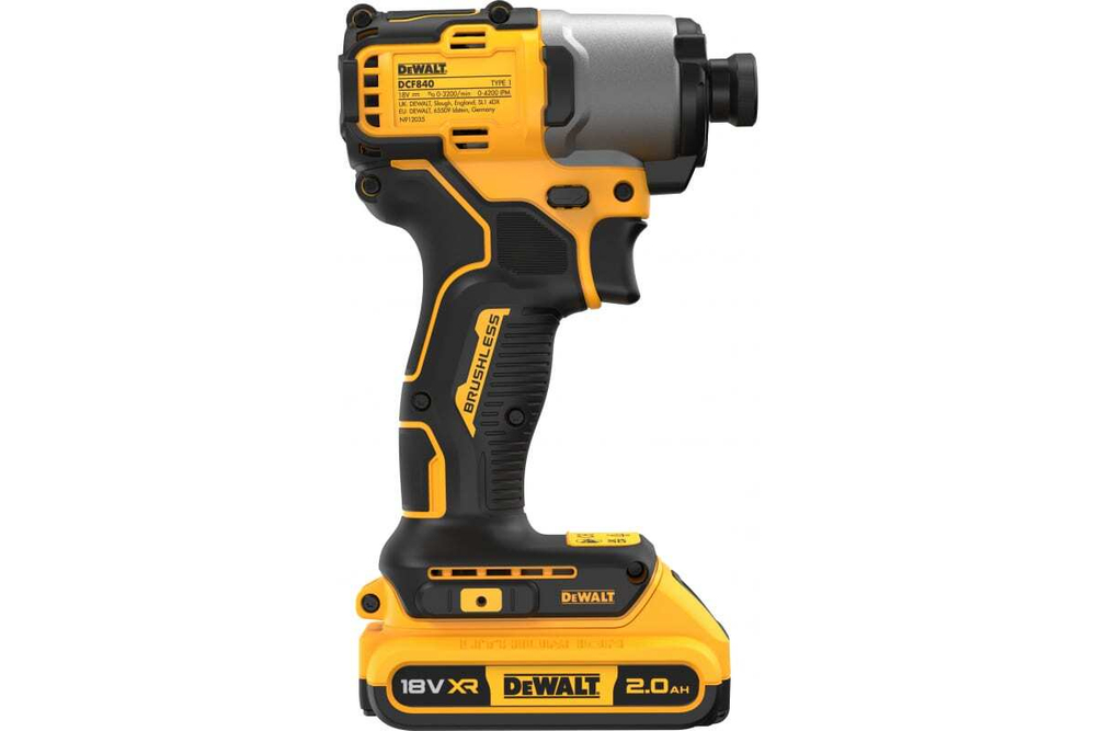 Бесщеточный ультракомпактный импульсный шуруповерт Dewalt 18 В XR DCF840D2T-QW