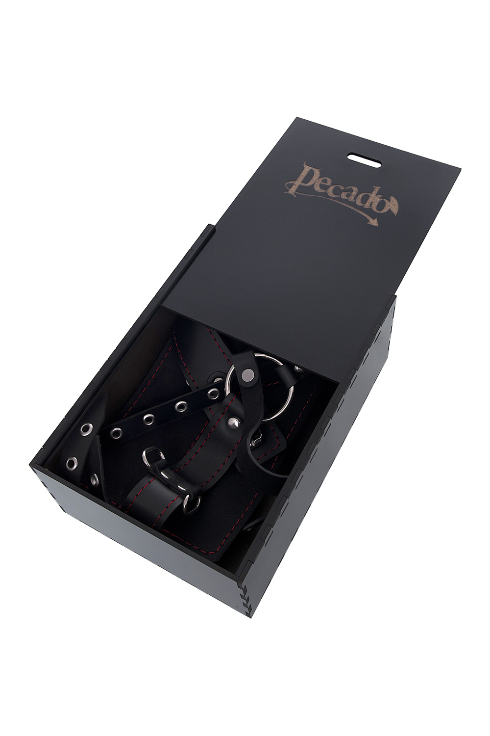 Сбруя для фиксации шеи и рук Pecado черная