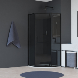 Душевой уголок RGW HO-084B (Тонированное (Серое), 900x900)