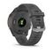 Garmin Forerunner 255 — спортивные умные часы с темно-серым ремешком
