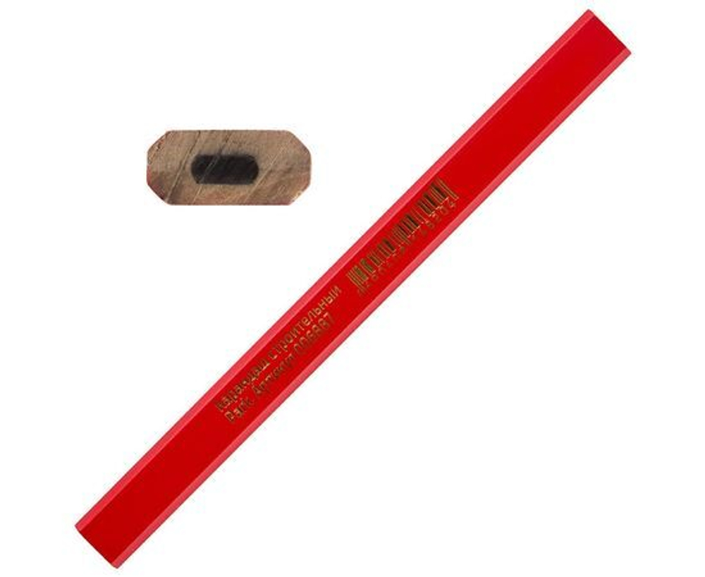 Карандаш строительный Park 17,5 см, 1 шт