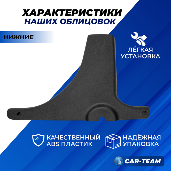 Облицовки центральных стоек нижние на Лада Гранта FL