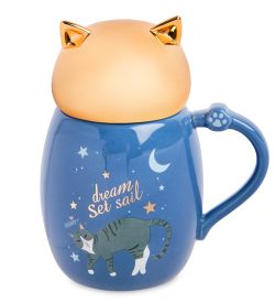 GAEM Art MUG-389/2 Кружка «Без кота и жизнь не та»