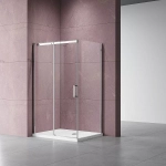Душевой уголок Vincea DICE VSR-4D8015CL 150x80 стекло прозрачное/профиль хром