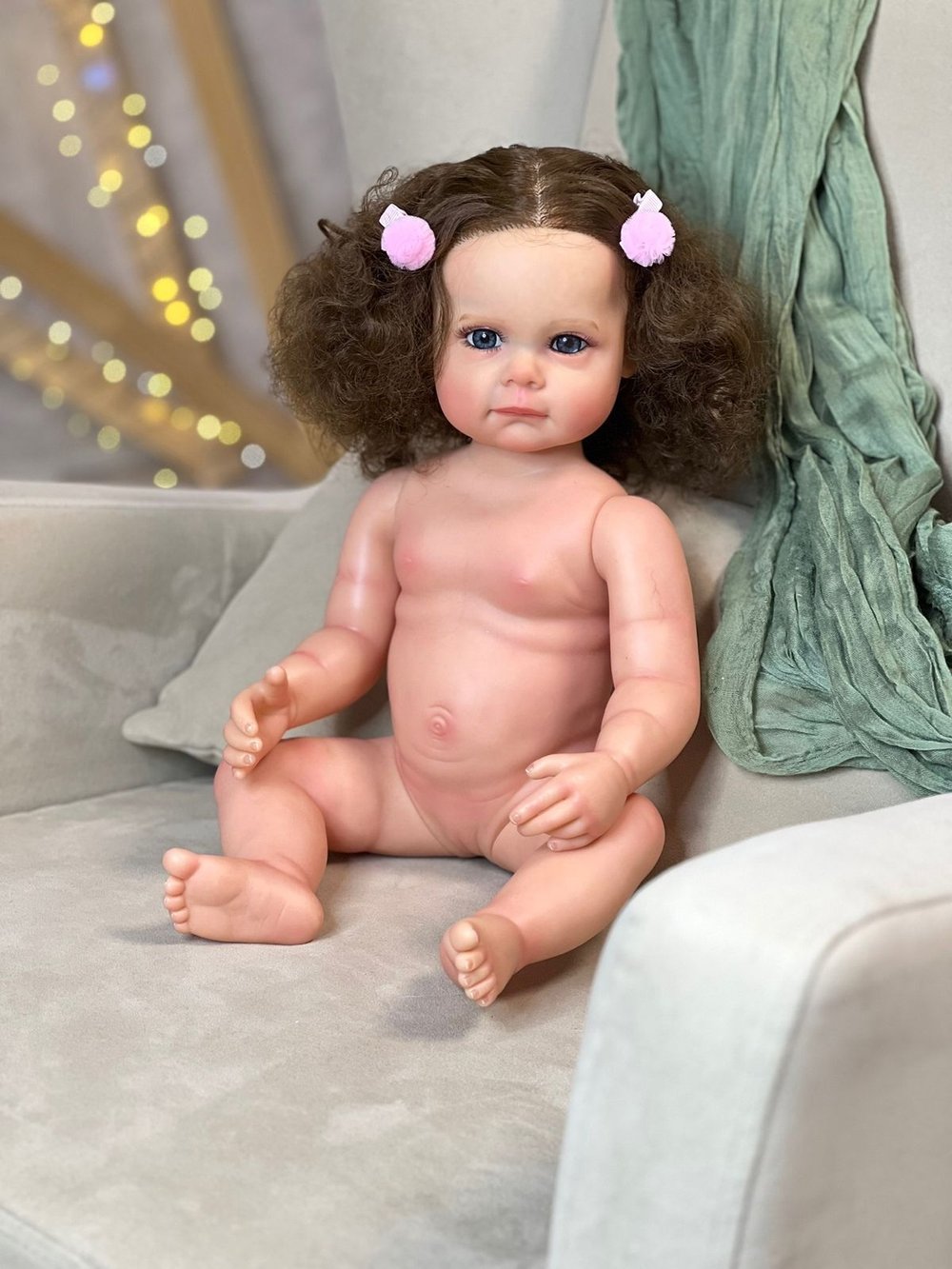Кукла Реборн виниловая 55см в пакете (FA-267)