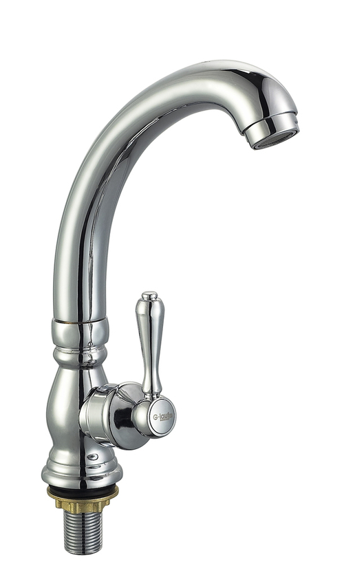 Смеситель для раковины/мойки 1/2 кер Glauf QML14-A119 п\гайку (фл.пер) моно