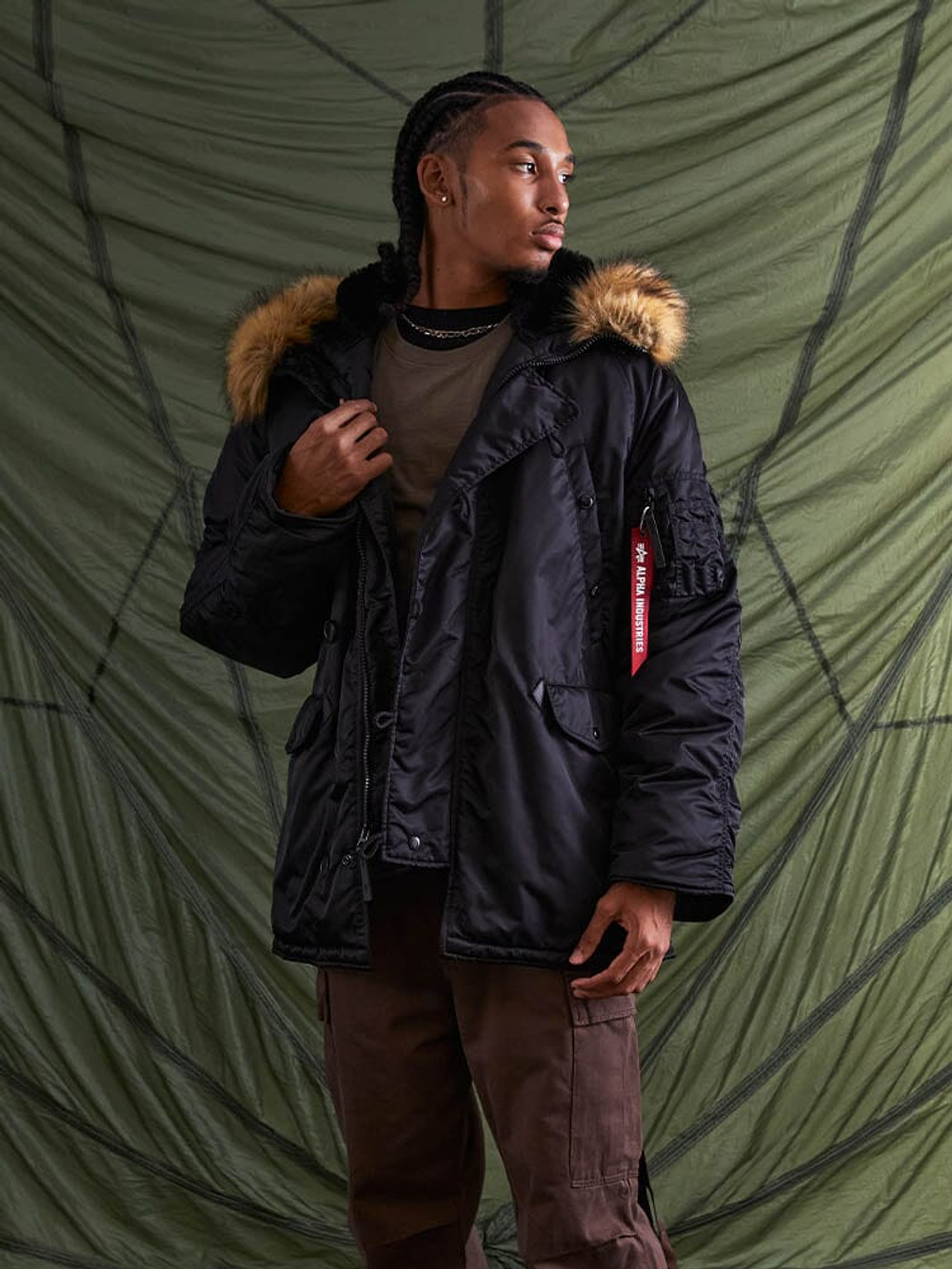 Куртка утепленная мужская ALPHA INDUSTRIES Alpha N-3B Parka