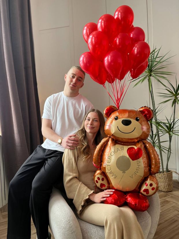 "Моя любимая Валентинка" (набор из 20 мини-шаров + фигура) №2135