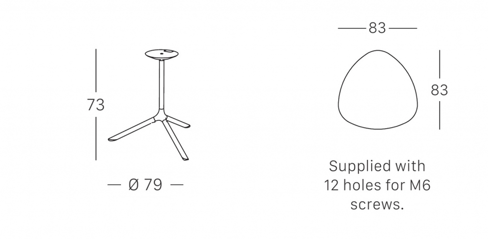 Стол ламинированный обеденный складной Tripe Maxi Folding