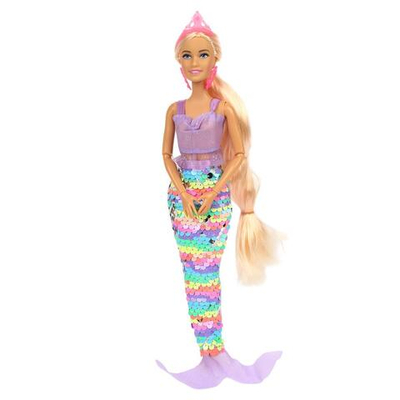Кукла 29см. руки и ноги сгиб, русалка "София" (Карапуз)