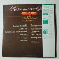Винтажная виниловая пластинка LP Джеймс Ласт James Last Rosen Aus Dem Suden James Last Spielt Johann Straus (Japan 1981) (Obi)