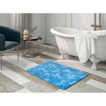 Коврик д/ванной Shahintex Vintage  60*100 синий (02)