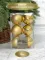 Набор пластиковых шаров Парис 80 мм., золото, 6 шт., Christmas DeLuxe (87563)