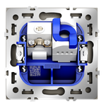 Розетка телевизионная встраиваемая VOLTUM S70 TV+RJ45 кат. 6, (кашемир)