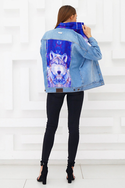 LIGVIANNI Джинсовая куртка Denim Jacket WOLF