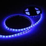 Гирлянда для дома Лента светодиодная самоклейка 5м*8мм, 300 ламп LED, 1 реж, б/пульта, степень защиты IP64, Синий (арт.542-131)