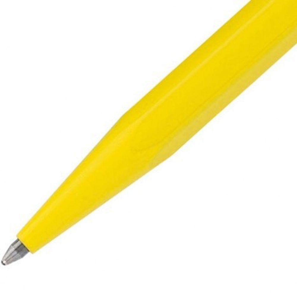 Carandache Office CLASSIC yellow (M) чернила: синий металл в подарочной коробке (849.010_MTLGB)