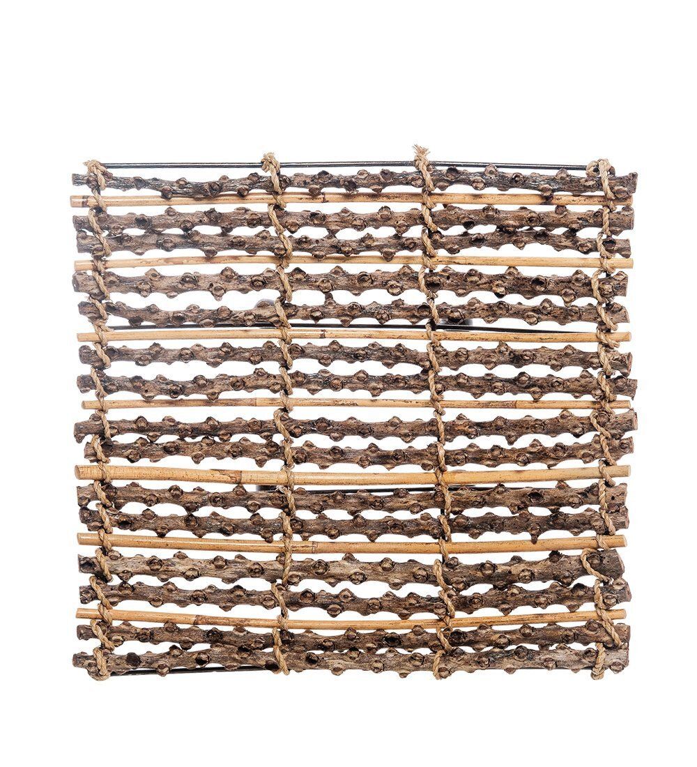 63-014-02 Декоративная корзинка средняя (о.Бали)