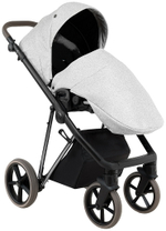 Детская коляска Roan Sol Vintage Luxury 2.0 3 в 1 с автокреслом Pituso Baesa Pro Black PIX/50/L Pixel/Light/Black/руч.Cappuccino