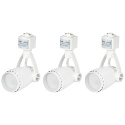 Трековые светильники однофазные ЭРА TR12-GU10-SET-4 WH под лампу GU10 белый набор 4 шт | Однофазные светильники под лампу