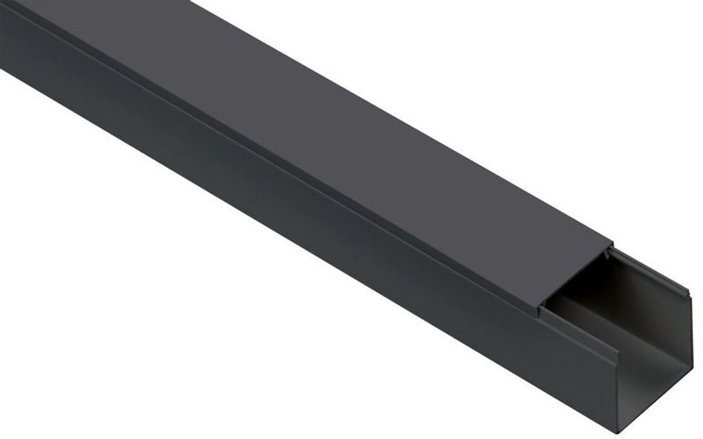 Кабель-канал 40х40 L2000 пластик ЭЛЕКОР черн. IEK EL-KK10-040-040-1-K02