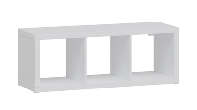 Стеллаж Фора 3 112х41х38см  (белый)