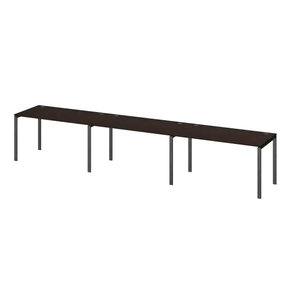 Бенч линейный на 3 рабочих места АМБЛ-005.60-3  5400x600x760 Арго-М