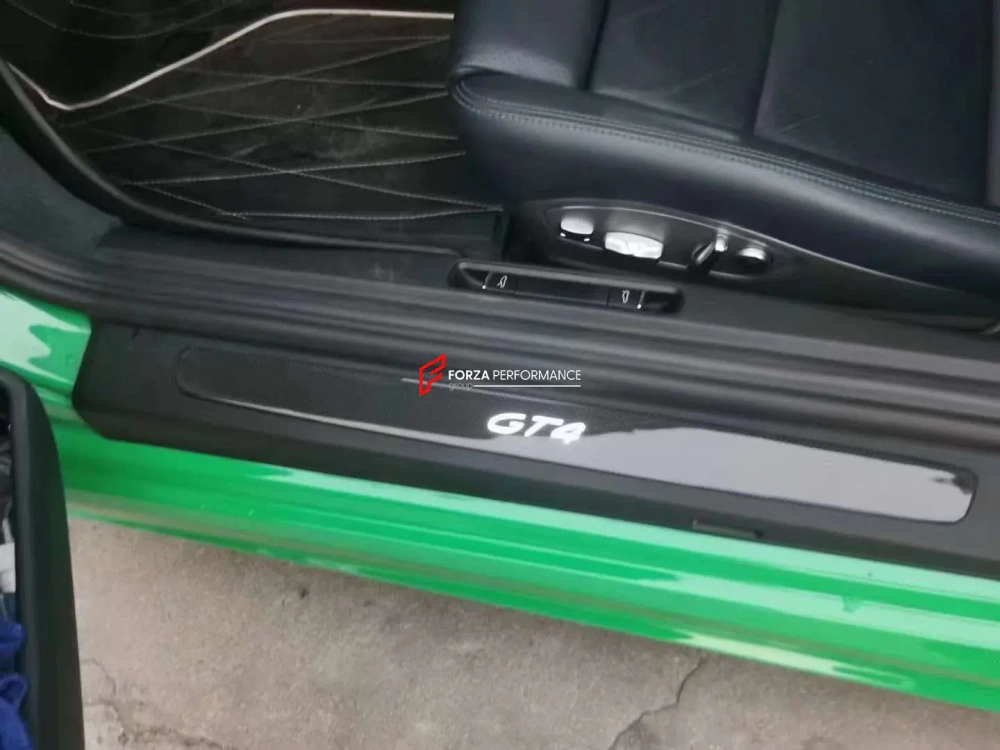 Дверные пороги GT4 для Porsche 718 982 Cayman 2016+ Порше