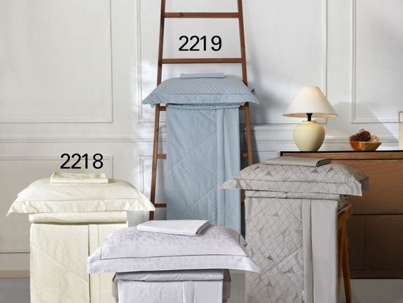 Комплект с одеялом Asabella 2217 из хлопкового жаккарда PREMIUM