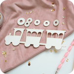 Заготовка для тиснения "Паровозик" двухслойная