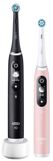 Электрические зубные щетки Oral-B iO 6 DUO Black Lava и Pink Sand