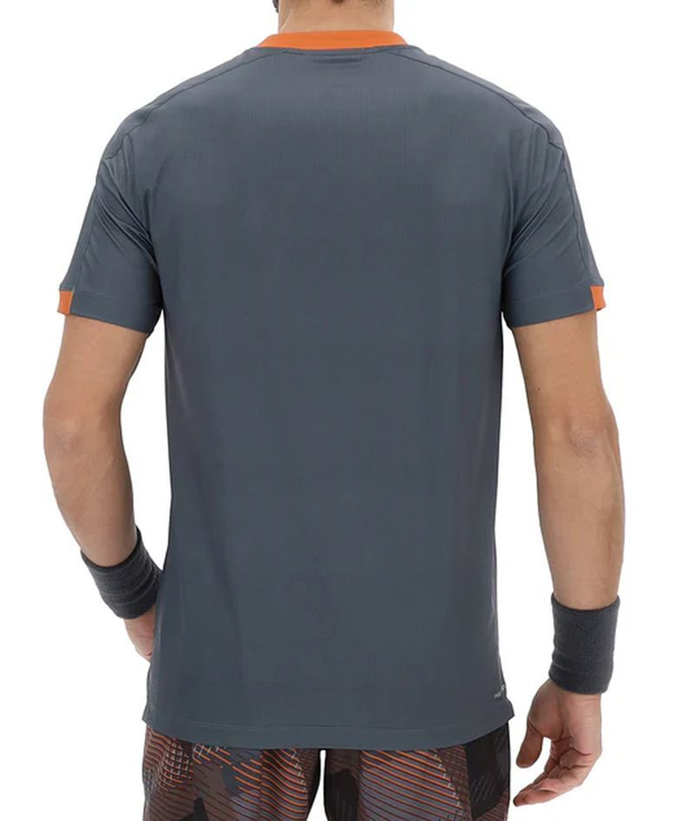 Мужская теннисная футболка Lotto Tech IV D1 - poppy seed gray