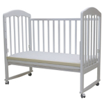 Кровать детская 120*60 "СИЛЬВИЯ"-2 (арт.44) кол/кач (белый)