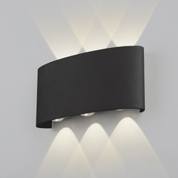 Уличный настенный светильник Elektrostandard 1551 TECHNO LED серый