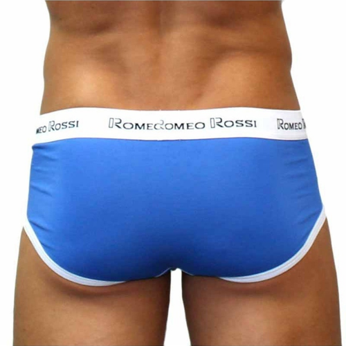 Мужские трусы брифы голубые Romeo Rossi RR366-9 Brief