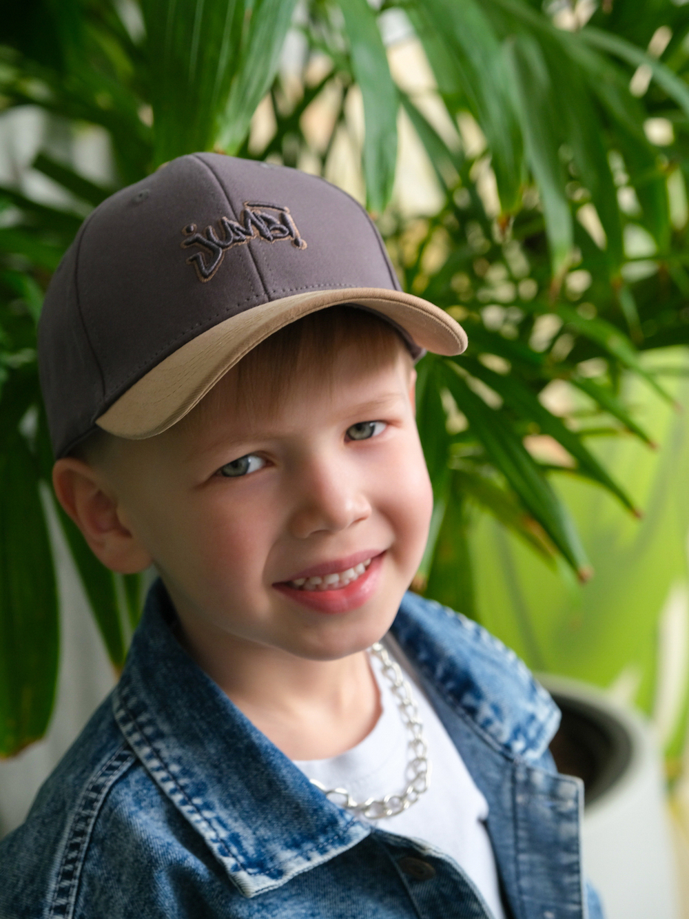 Кепка Jumbi (Серый/Бежевый)