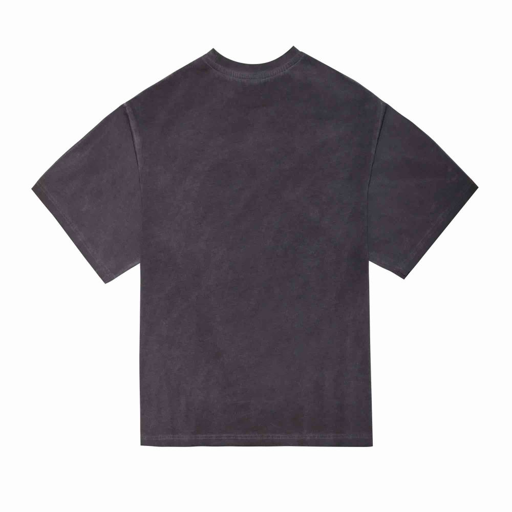 Футболка Смерч Оверсайз Принт #3 Вываренная Серая