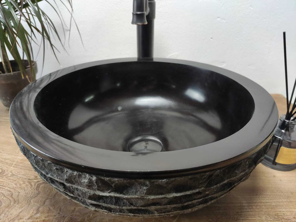 Раковина из камня Андезит Bowl Black Marmo BA-60997 40*40*15