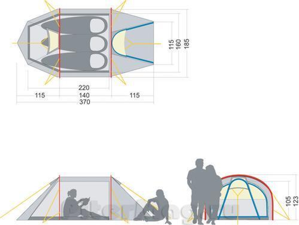 Палатка Tatonka Arctis 3