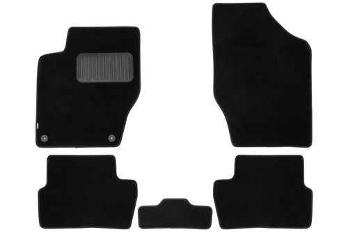 Коврики в салон Klever Premium PEUGEOT 308 2007-2011, 2011-2015, хэтчбек, 5 шт. (текстиль) Klever.KLEVER03381122110KH