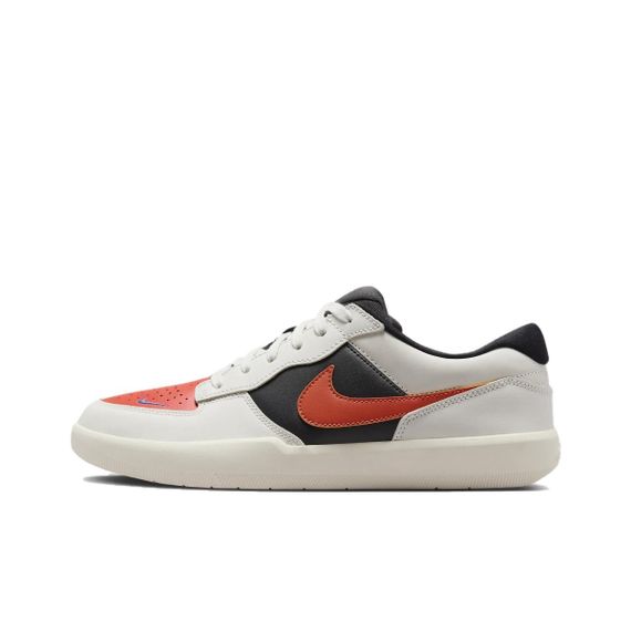 Кроссовки NIKE SB Force 58 для скейтбординга Низки Светлый костный/Черный/Космический син/Вселенская Глина Юнисекс