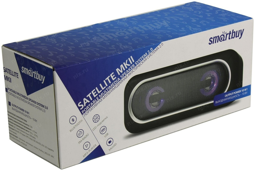 Портативная колонка SMARTBUY SATELITE 2 10 Вт