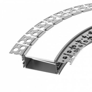 Профиль гибкий для ГКЛ 2м 046423 серебристый FANTOM-BENT-W49-SIDE-2000 ANOD Arlight