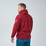 Куртка флисовая Alaskan BlackWater бордо XXL с капюшоном