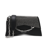 Кожаная сумка через плечо k/seven 2.0 sp cb rhinestones Karl Lagerfeld - черный(240W3036)