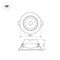 Встраиваемый светодиодный светильник Arlight LTD-Polar-Turn-R80-5W Warm3000 032857