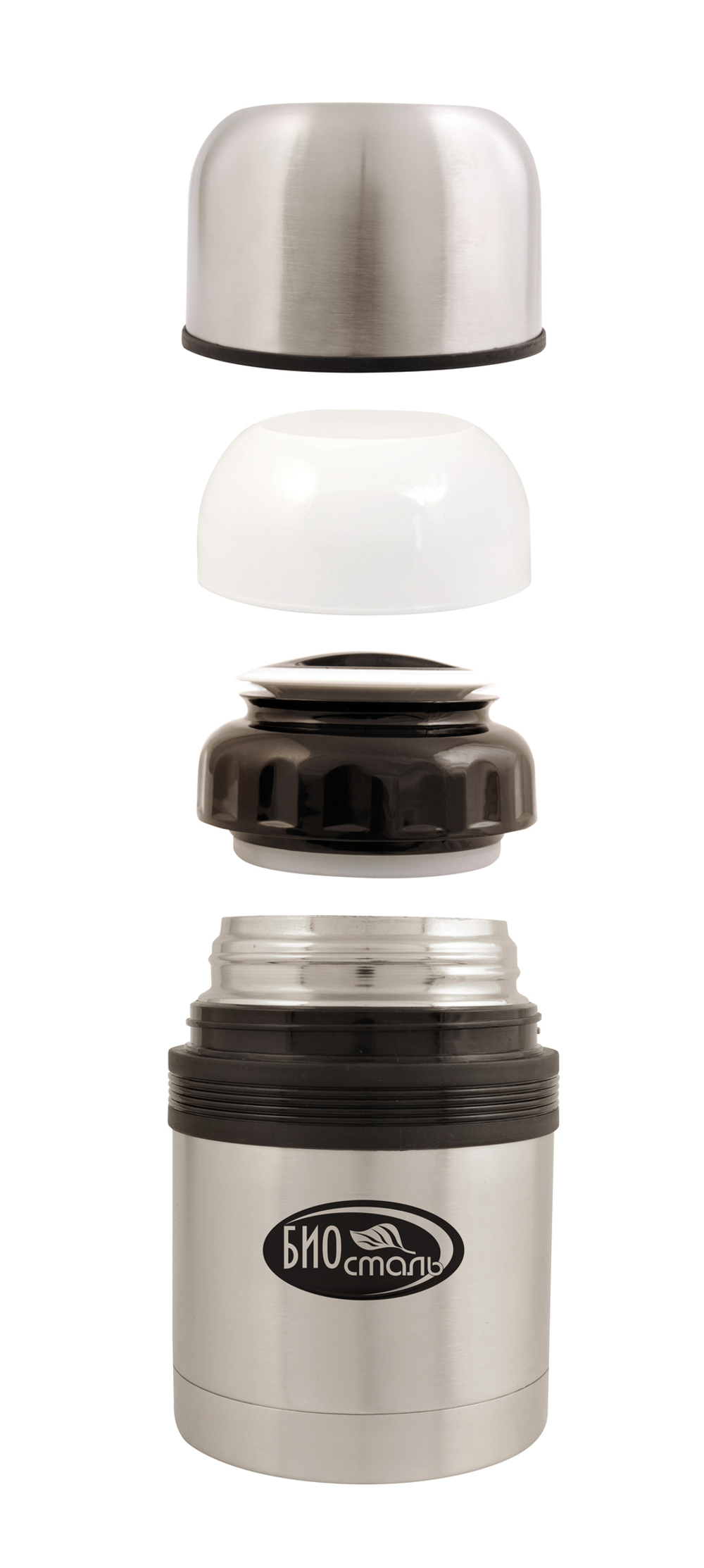 Термос универсальный (для еды и напитков) Biostal (0,5 литра), стальной